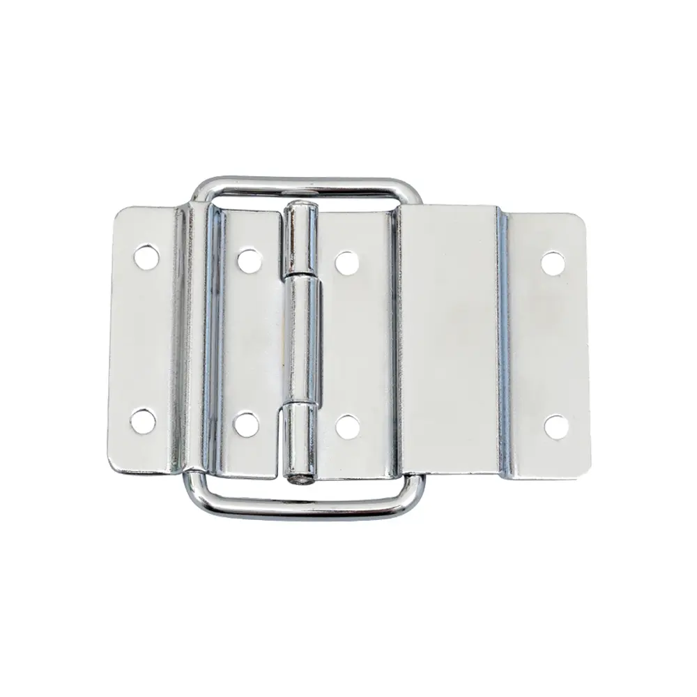 Road Case Lid stay with Small Hinge Chrome MH06